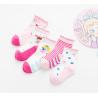Buy cheap Pretty Colorful Toddler Girl Ankle Socks Lovely Soft Hand Feeling Any Logo Available from wholesalers