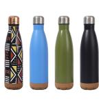 Cola Shaped Double Wall Vacuum Insulated Stainless Steel Water Bottle 500ML
