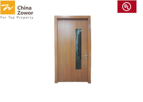 BS Standard 60mins Rated Fireproof Wooden Pair Doors /HPL Finish/Particle Board