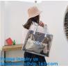 Buy cheap Ladies Beach Bag Summer Bag Women Waterproof Handbags Transparent PVC Plastic Pouch Beach Bags from wholesalers