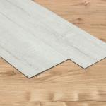 White 1.5mm Luxury Vinyl Tile Flooring With 0.1mm Wear Layer And Rigid Core