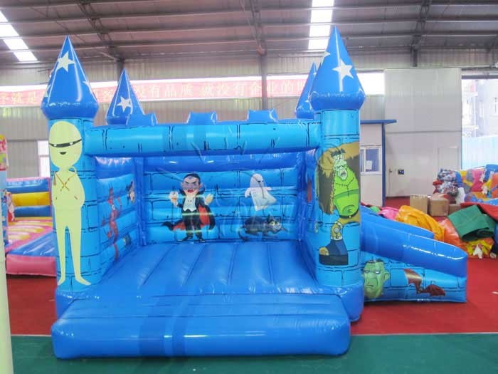 Dracula And Frankenstein Inflatable Bounce House For Pre - School