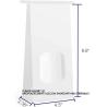 Buy cheap Tin Tie Tab Lock Bags White Window Bags Coffee Bags Cookie Bags Treat Bags Popcorn Bags Bakery Bags with Window from wholesalers
