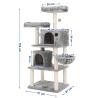 Buy cheap Unique Playhouse Cat Furniture Toys 45*55*152cm With Sisal Covered Ce Certification from wholesalers