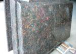 Tan Brown Prefab Kitchen Island Countertop 37" / 47" Wide For Hotel Projects
