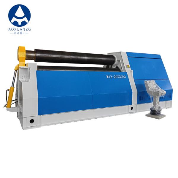 Buy cheap CNC Hydraulic 4 Rollers Plate Rolling Machine 20x3000 Carbon Steel Metal Sheet from wholesalers