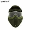 Buy cheap Full Head Cover Paintball Face Mask With Wire Mesh Black / Oliver Color from wholesalers