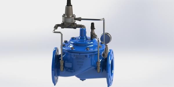 Buy cheap 2-40 Inch PN25 Pressure Control Flanged Ductile Iron Pressure Sustaining Valve from wholesalers