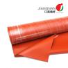 Buy cheap Heat Resistant Silicone Coated Fiberglass Fabric Smooth Surface High Heat Resistance from wholesalers