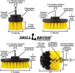 5Pcs Customized Cleaning Brush PP Material For Drill