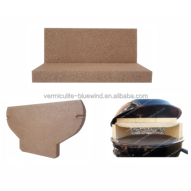 Square Vermiculite Insulation Board Industrial Vermiculite Fireproof Insulation Board