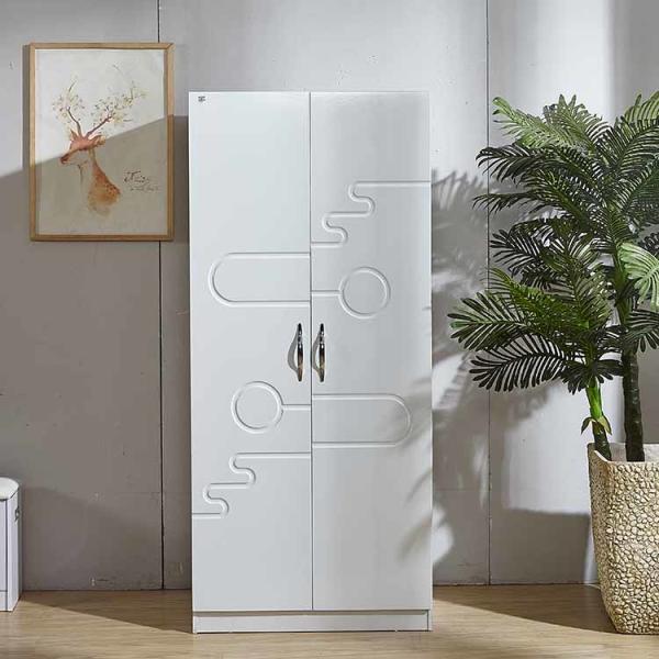 Buy cheap European Style metal hanger 80*50*180cm Wooden Clothes Wardrobe from wholesalers