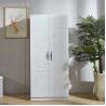 Buy cheap European Style metal hanger 80*50*180cm Wooden Clothes Wardrobe from wholesalers