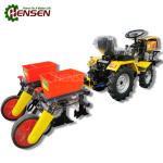 Red Compact 4 Wheel Drive Tractors With Corn Seeder 4x4 Mini Tractor