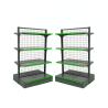 Buy cheap Euro style supermarket gondola shelves grid shelf from wholesalers