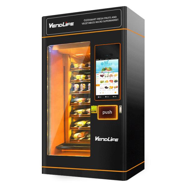 Buy cheap Commercial Fresh Food Vending Machines 900W 110V With 23.6in Touchscreen from wholesalers