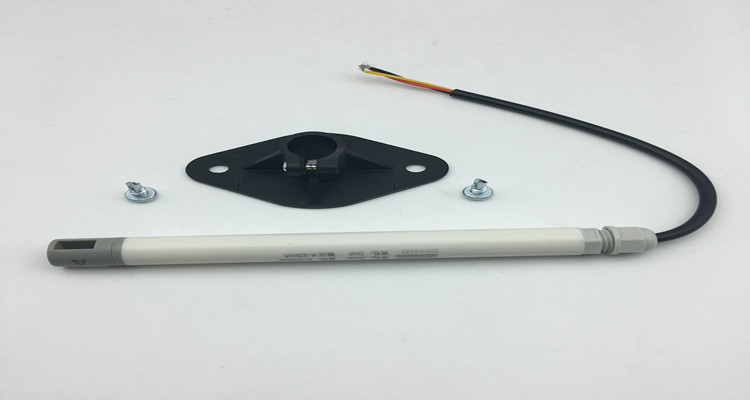 24VDC Power Supply Miniature Wind Speed Sensor with 14mm Probe Diameter 4-20mA Transmitter