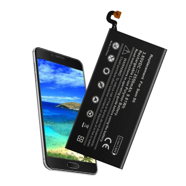 Buy cheap High Capacity Samsung Phone Battery Galaxy S6 100% Pure Cobalt Neutral Printing Logo from wholesalers