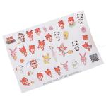 Waterproof Special Shaped Adhesive Sticker Label Custom Embossed Sticker Labels