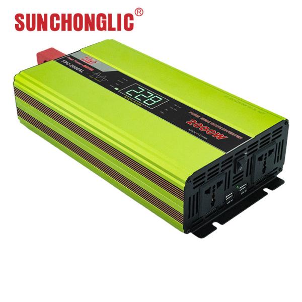 Buy cheap 12v 220v 200A 2000w Pure Sine Wave Inverter household Off Grid Solar Power Inverter from wholesalers
