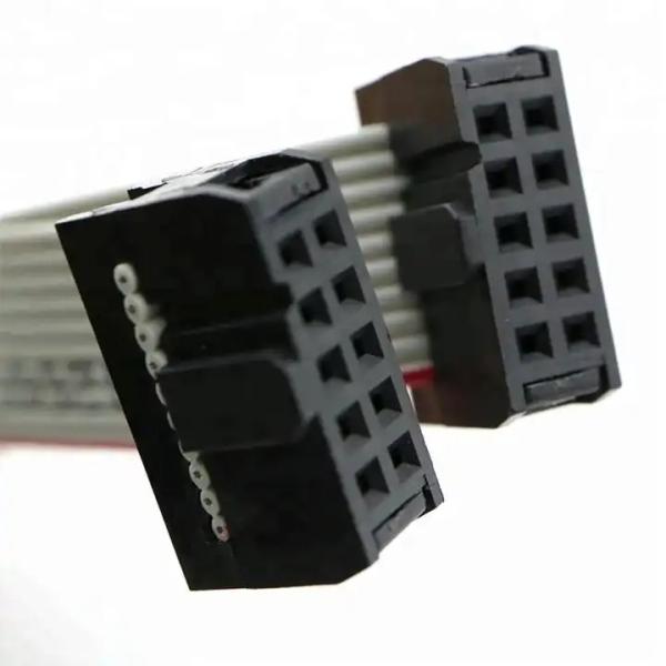Buy cheap 28awg Ribbon Flat Cable Assembly 10 Pin 2.54mm Pitch IDC Connectors UL2651 from wholesalers
