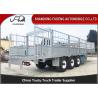 Buy cheap Three Axles Aluminum Livestock Trailers / Stake Bed Trailer With Four Main Beam from wholesalers