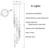 Buy cheap Modern Ceiling Led Chandelier Loft Staircase for Living Room Crystal Hanging Lamp(WH-NC-45) from wholesalers