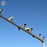 Buy cheap 10-35M Height CCTV Camera Pole Galvanized Steel Security Camera Pole from wholesalers