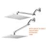Buy cheap Home Depot Faucets 304 Stainless Steel Top Shower 10" Square Type from wholesalers