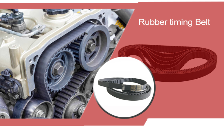 s Standard Rubber Industrial Timing Belt for Industrial Applications