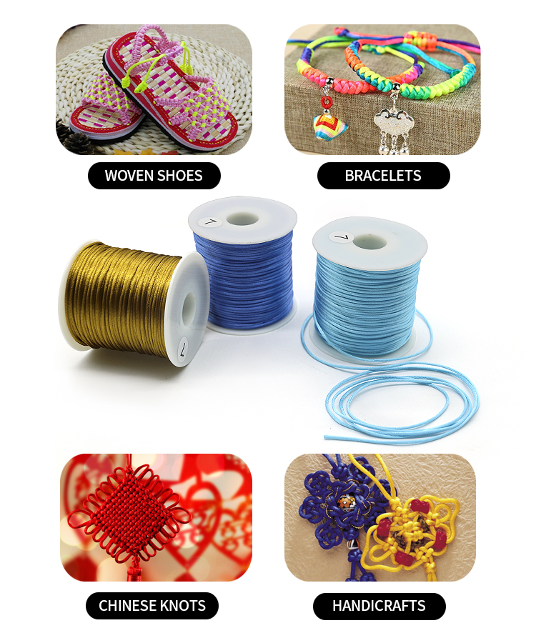 Jewelry Making Essential Korean Waxed Cotton Cord for String Strap Necklaces