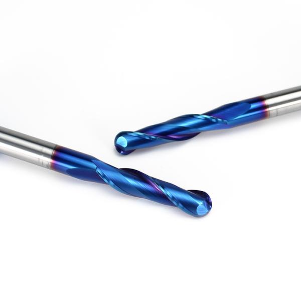 Manufacturer CNC Tools 1/2/3/4/6 Flutes Flat Ball Nose Corner Radius Aluminum Carbide Milling Cutter Carbide End Mill