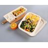Buy cheap Take Away Fast Food, Compartment Packing Box, Containers, Starch Biodegradable, Environmental Lunch Meal Box from wholesalers