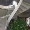 Buy cheap Indoor Frameless Stair System Curved Tempered Glass For Railing Stair Balustrade from wholesalers