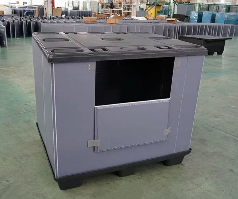 Customizable Plastic Pallet Box For Shipping And Storge Good Load-bearing