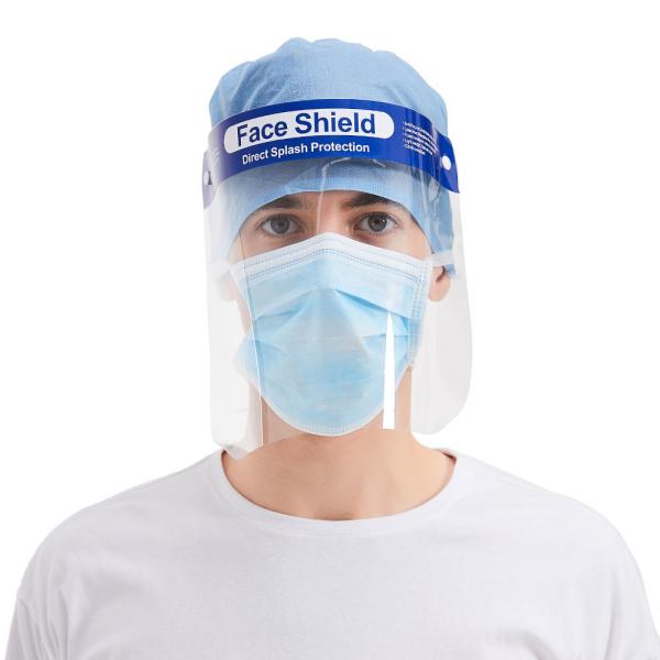 Buy cheap Anti Fog Disposable Face Shields Medical Clear Plastic from wholesalers