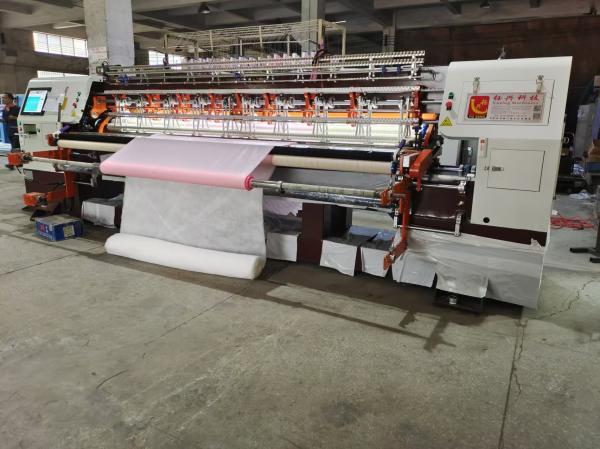 Buy cheap 82 Inch Blanket Quilt Making Machine With Edge Cutting Device from wholesalers