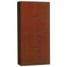 Buy cheap Wood Grain Thermal Transferred 2-Tier Swing Door Metal Storage Cabinet from wholesalers