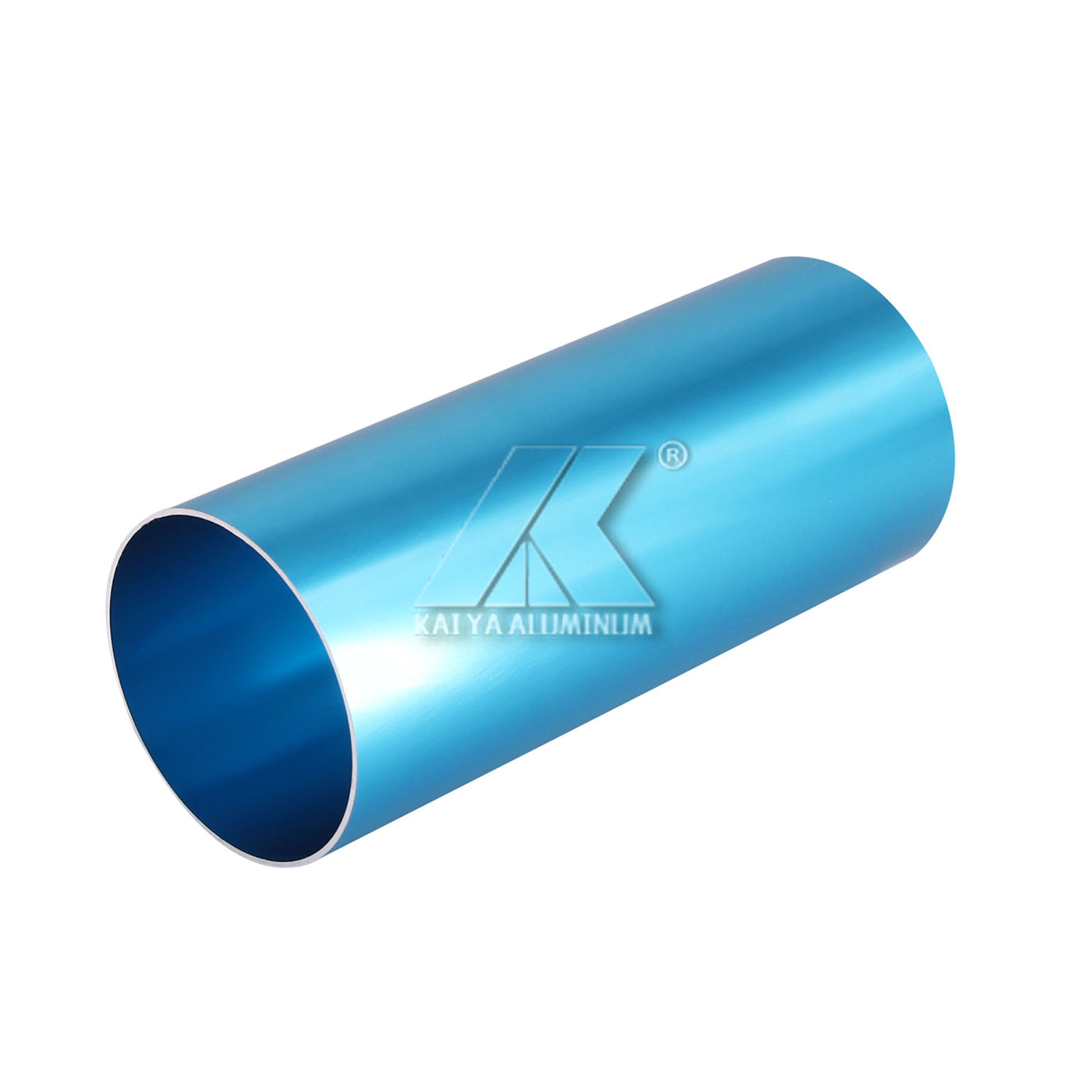 6063 T5 Round Extrusion Aluminium Tube Profiles Matt Gold