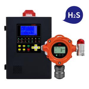 China High Precision Fixed H2S Gas Leak Detector With 4mA / 20mA Out / RS485 Output on sale