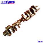 HRC46 Iron Steel RF10 Flat V10 Diesel Engine Crankshaft