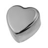 Buy cheap PVD Silver Plating Metal Houseware Zinc Alloy Heart Jewelry Box Rustproof from wholesalers