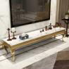 Buy cheap Stainless Steel Modern TV Cabinet Console Coffee Tables 2M from wholesalers