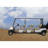 Buy cheap White 8 Seater Buggy , Electric Golf Cart Street Legal For Amusement Park from wholesalers