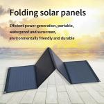 100w Portable Folding Solar Panels Monocrystalline Silicon Solar Outdoor