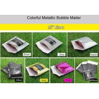 Buy cheap 15x13cm Purple Metallic Bubble Mailer Easy Using With Excellent Shock Resistance product
