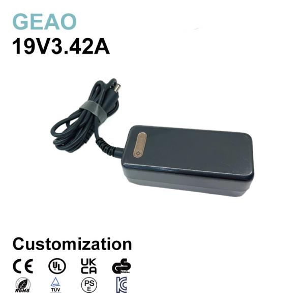 Buy cheap 19V 3.42A Desktop Power Adapter For Foam Machine Christmas Tree Fan Reliable Provider from wholesalers