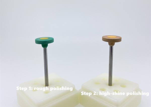 Buy cheap Sintered Zirconia Polishing Burs All Ceramics Rubber Polishing Wheels T shape from wholesalers