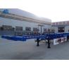 Buy cheap Skeleton Model Container Semi Trailer Overall Dimension 12500*2500*1550 from wholesalers