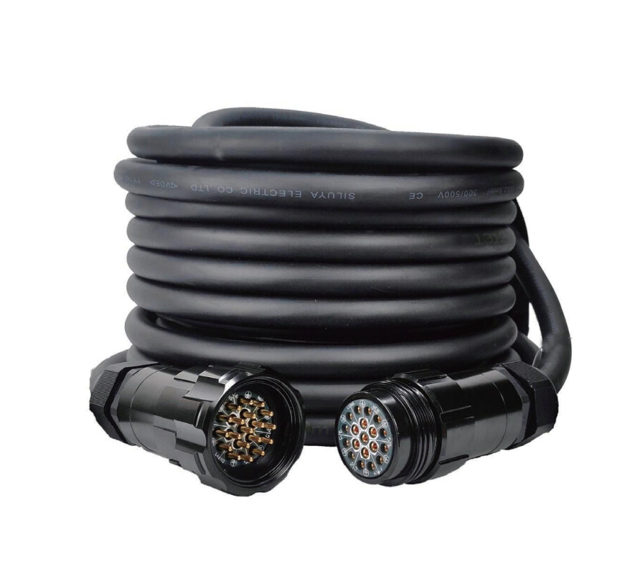 Custom 19-Pin Socapex Stage Lighting Extension Cable Copper Wire Connector Cord with SOCAPEX Processing for Power Application
